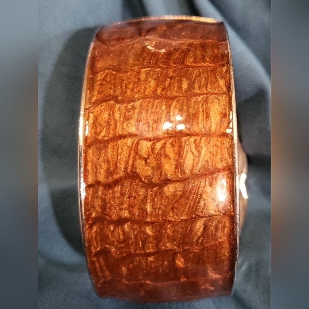 Brown and Silver Owl Bracelet - Picture 4 of 4